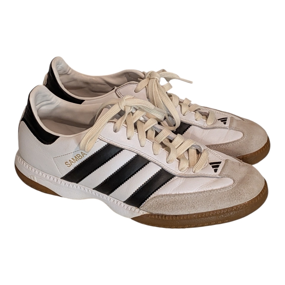 Men's Adidas Sambas Sneakers Size 10 White Adidas Samba Sneakers Mens size 10
